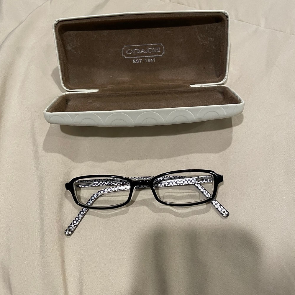 Coach glasses (plus case)